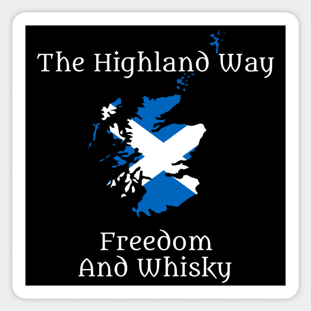 The Highland Way Sticker by blackroserelicsshop@gmail.com